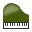 piano  icon green