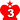ランキング王冠素材画像　赤3