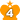 ランキング王冠素材画像　オレンジ数字4
