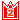 王冠画像素材数字付2赤
