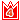 王冠画像素材数字付4赤